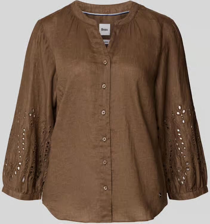 BRAX regular fit overhemdblouse van puur linnen model 'VELIA' - Foto 2