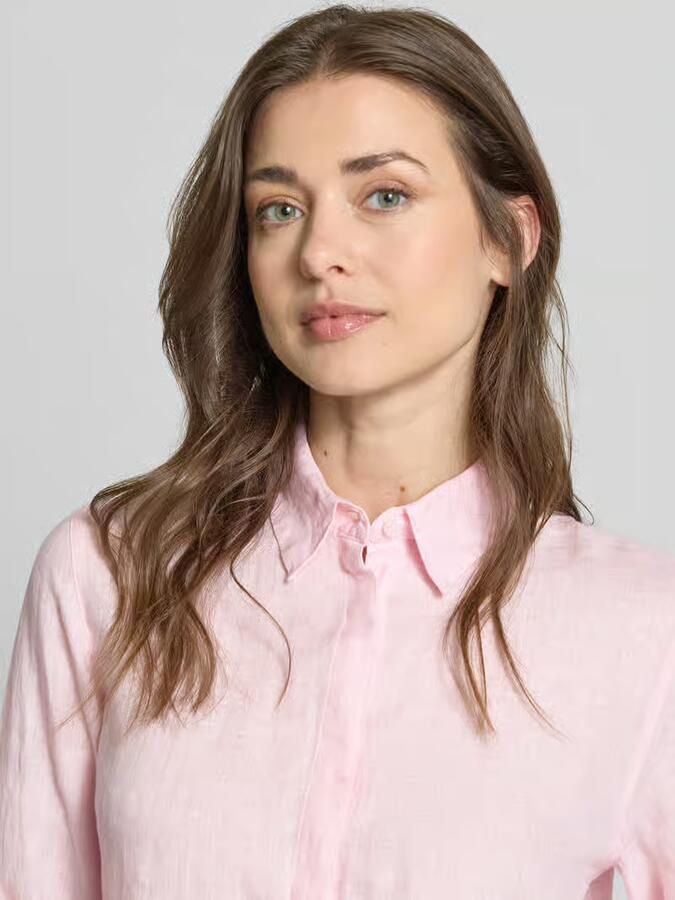 BRAX regular fit overhemdblouse van puur linnen model 'VICKY'