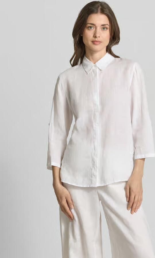 BRAX regular fit overhemdblouse van puur linnen model 'VICKY' - Foto 4