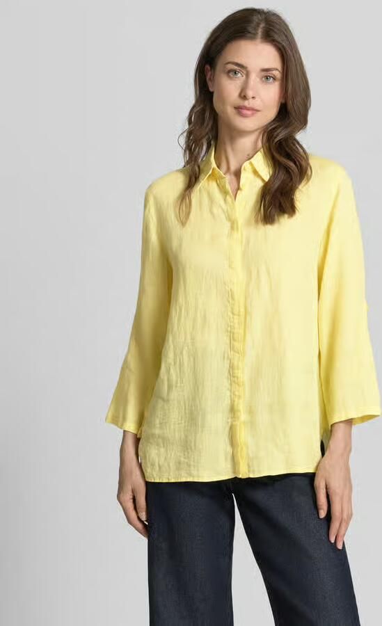 BRAX regular fit overhemdblouse van puur linnen model 'VICKY' - Foto 3