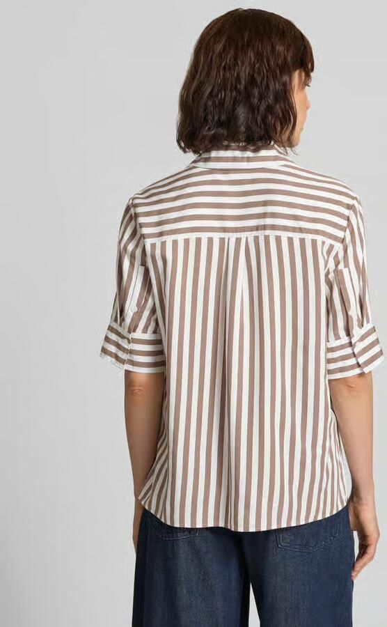 BRAX regular fit overhemdblouse van viscosemix model 'VICA FRIL' - Foto 5