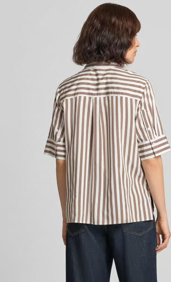 BRAX regular fit overhemdblouse van viscosemix model 'VICA FRIL' - Foto 6