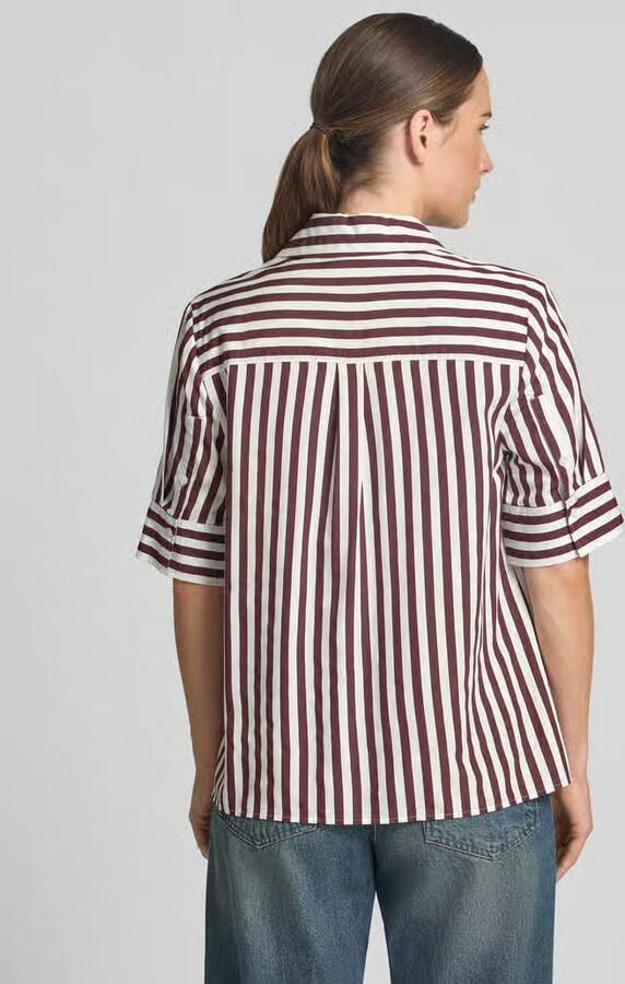 BRAX regular fit overhemdblouse van viscosemix model 'VICA FRIL' - Foto 4