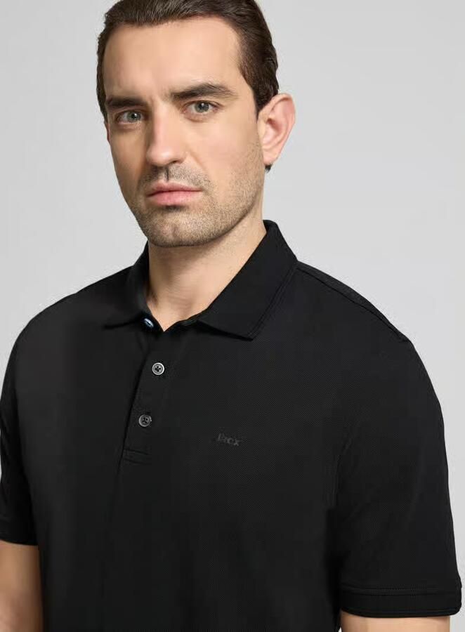 BRAX Regular fit poloshirt met logodetail model 'Pete' - Foto 2