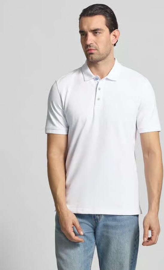 BRAX Regular fit Poloshirt met Logodetail Model 'Pete' - Foto 4