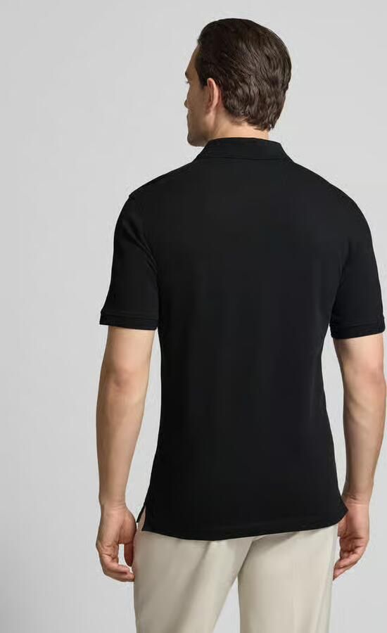 BRAX Regular fit poloshirt met labelprint model 'Pete'