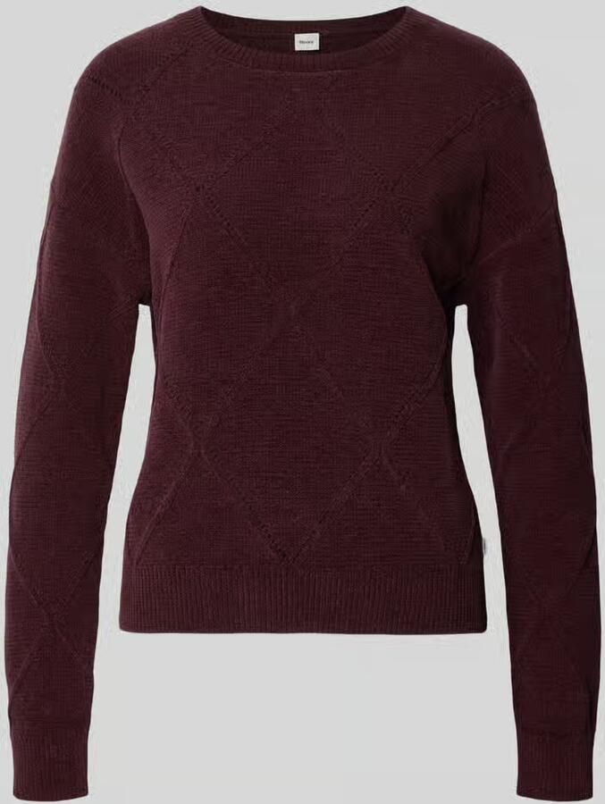 BRAX Regular fit pullover van katoenmix model 'LISA'