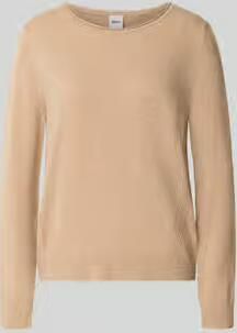 BRAX Regular fit pullover van mix van scheerwol en kasjmier model 'Lisa'
