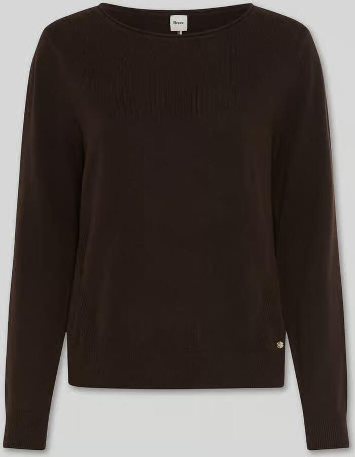 BRAX Regular fit pullover van mix van scheerwol en kasjmier model 'Lisa' - Foto 2