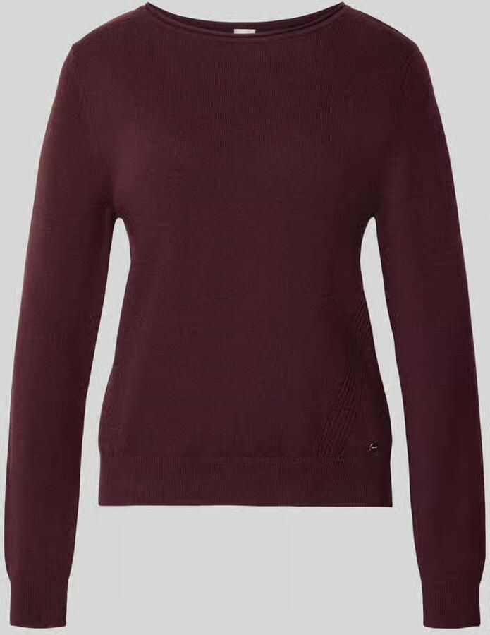 BRAX Regular fit pullover van mix van scheerwol en kasjmier model 'Lisa'