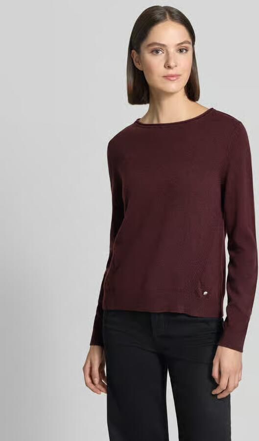BRAX Regular fit pullover van mix van scheerwol en kasjmier model 'Lisa' - Foto 2