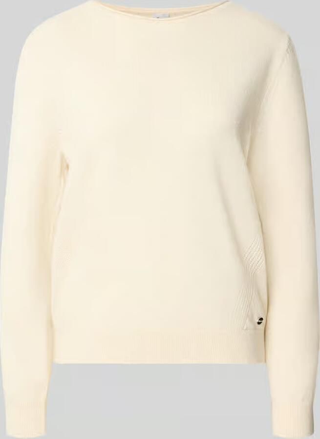 BRAX Regular fit pullover van mix van scheerwol en kasjmier model 'Lisa'