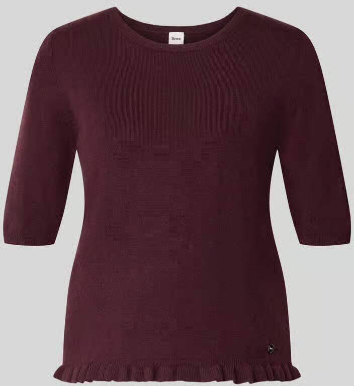 BRAX Regular fit pullover van mix van scheerwol en kasjmier model 'NINA'