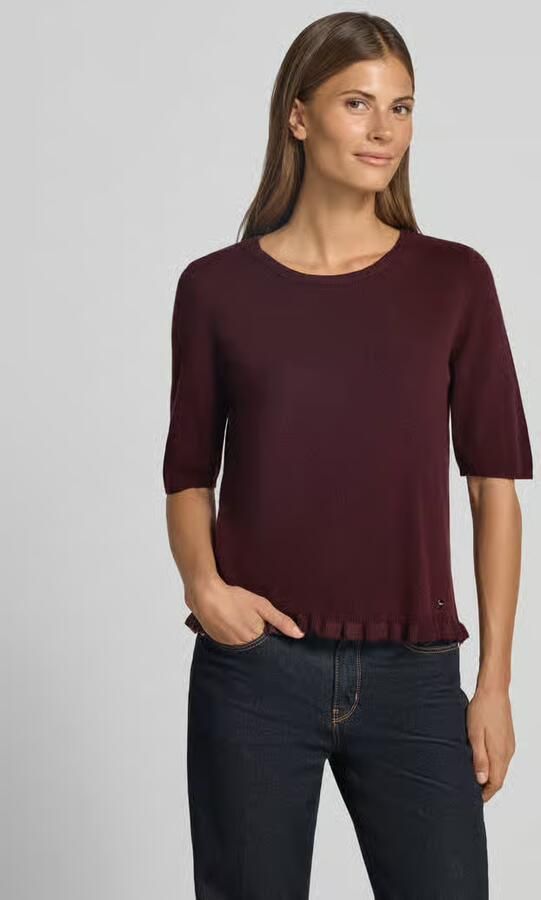 BRAX Regular fit pullover van mix van scheerwol en kasjmier model 'NINA' - Foto 2