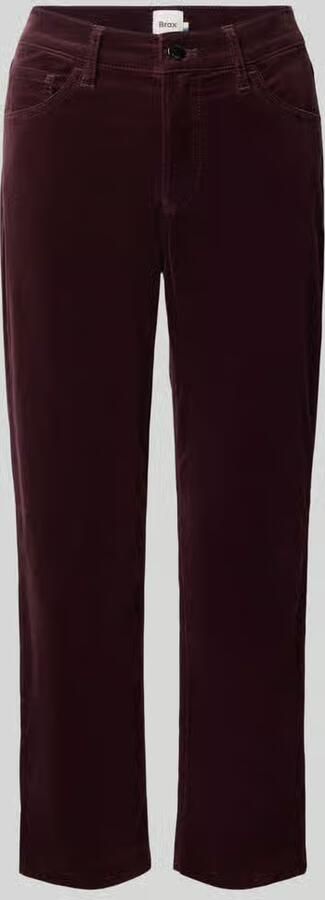 BRAX Regular fit recht broek van katoenmix model 'MAY S'