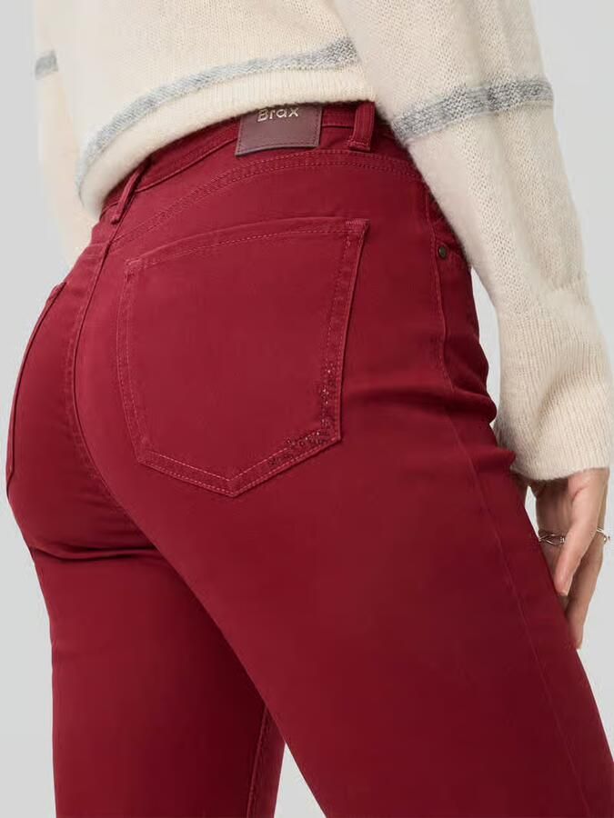BRAX Regular fit recht broek van mix van katoen en lyocell met mix van modal katoen en elastaan model 'MARY'