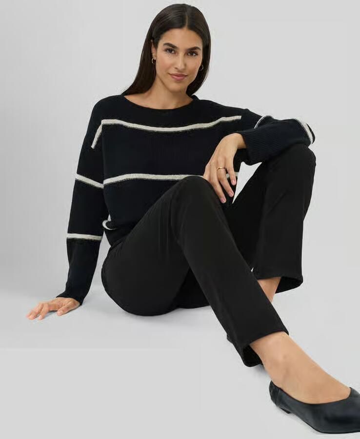 BRAX Regular fit recht broek van mix van katoen en lyocell met mix van modal katoen en elastaan model 'MARY'