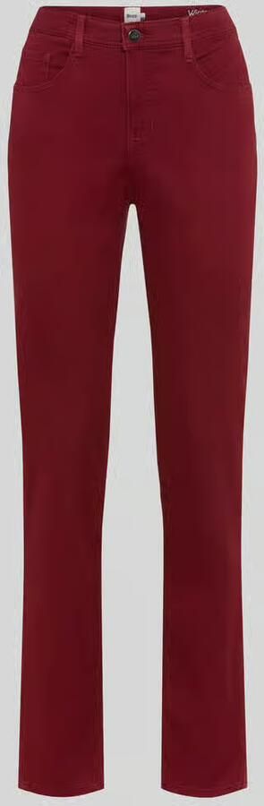 BRAX Regular fit recht broek van mix van katoen en lyocell met mix van modal katoen en elastaan model 'MARY' - Foto 2