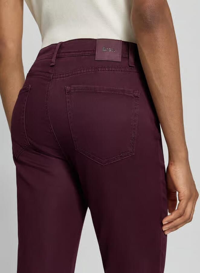 BRAX Regular fit recht broek van mix van katoen en lyocell met mix van modal katoen en elastaan model 'MARY' - Foto 2