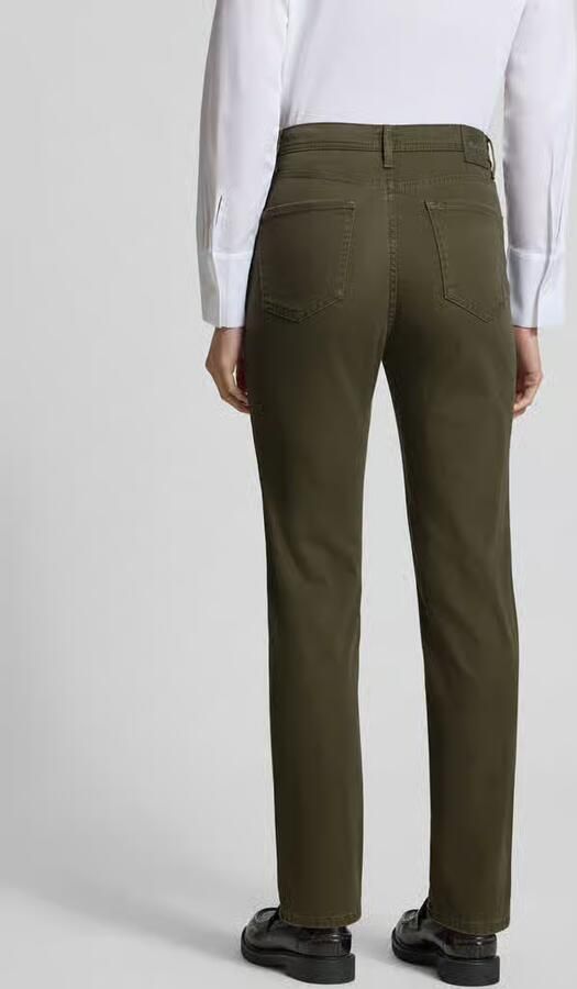 BRAX Regular fit recht broek van mix van katoen en lyocell met mix van modal katoen en elastaan model 'MARY'