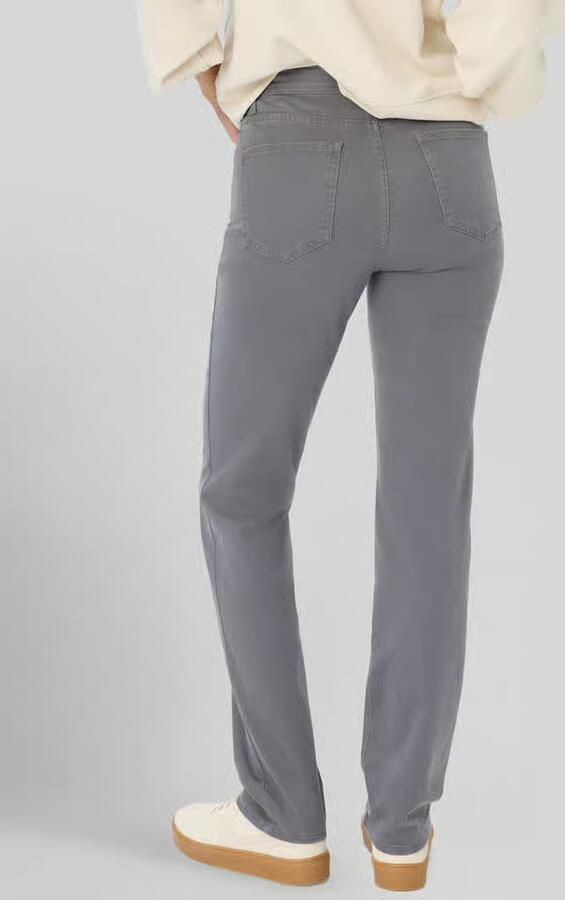 BRAX Regular fit recht broek van mix van katoen en lyocell met mix van modal katoen en elastaan model 'MARY' - Foto 3