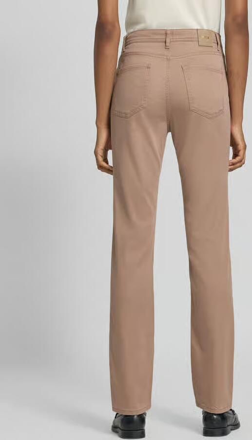BRAX Regular fit recht broek van mix van katoen en lyocell met mix van modal katoen en elastaan model 'MARY'