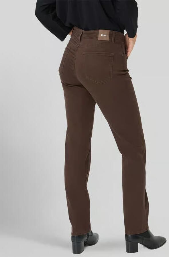 BRAX Regular fit recht broek van mix van katoen en lyocell met mix van modal katoen en elastaan model 'MARY' - Foto 2