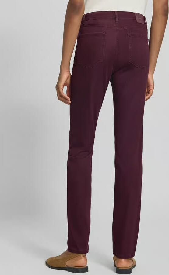BRAX Regular fit recht broek van mix van katoen en lyocell met mix van modal katoen en elastaan model 'MARY' - Foto 3