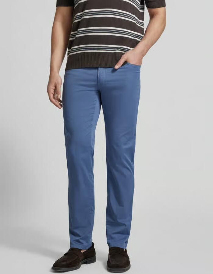 BRAX Regular fit stoffen broek met ultralight afwerking model 'Cadiz' - Foto 3