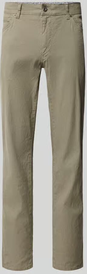 BRAX regular fit stoffen broek van mix van katoen en linnen model 'CADIZ' - Foto 2