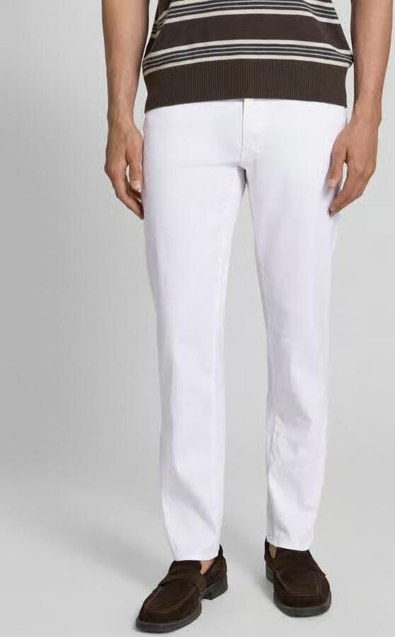 BRAX regular fit stoffen broek van mix van katoen en linnen model 'CADIZ' - Foto 2