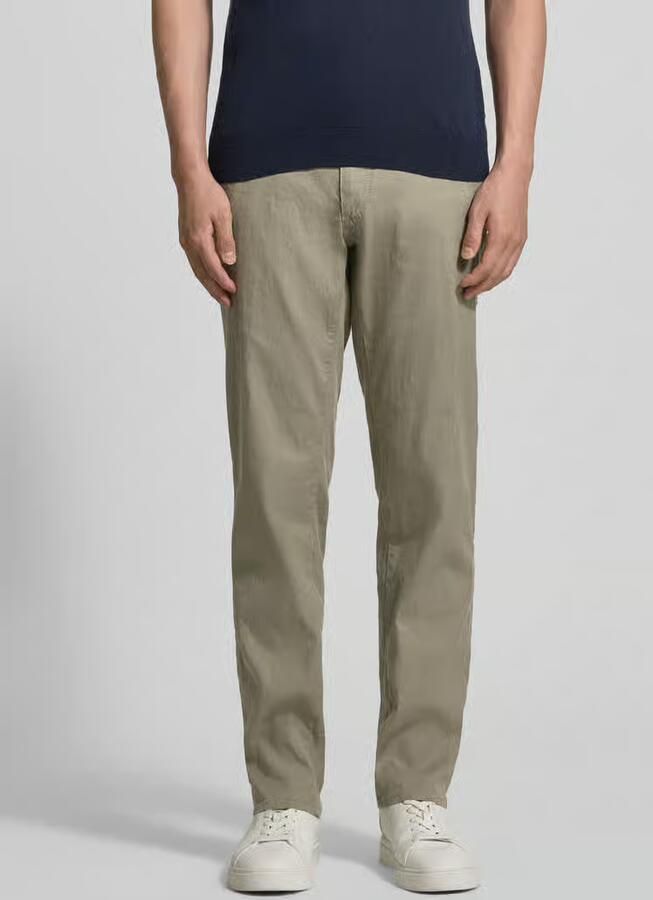 BRAX regular fit stoffen broek van mix van katoen en linnen model 'CADIZ' - Foto 2