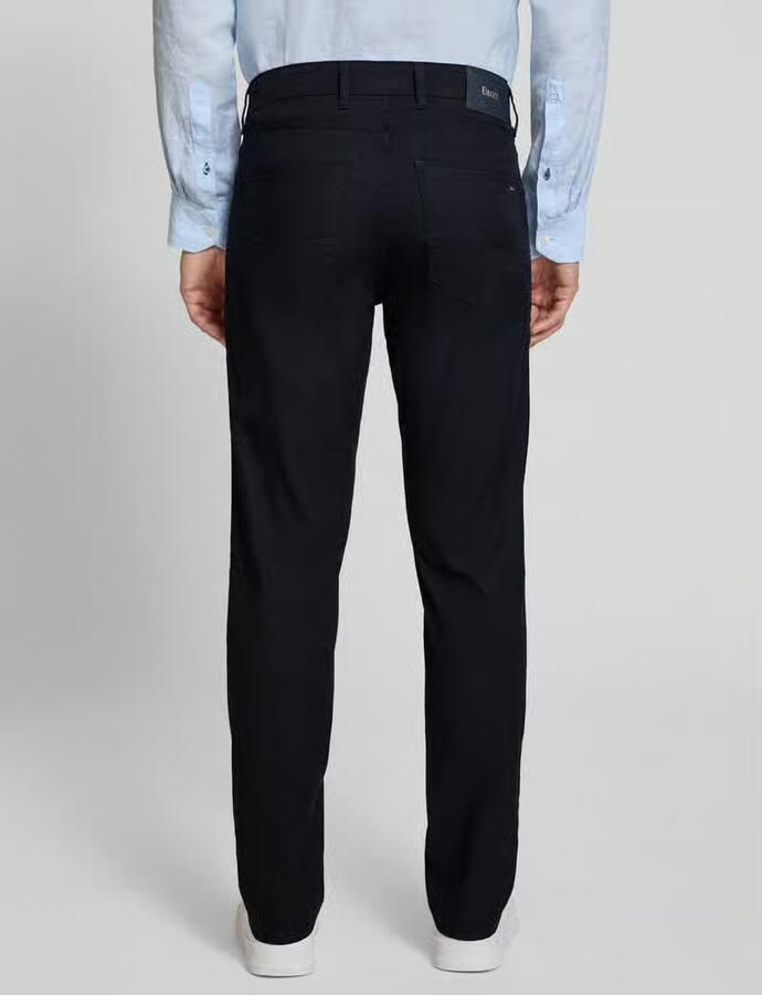 BRAX regular fit stoffen broek van mix van katoen en linnen model 'CADIZ' - Foto 2