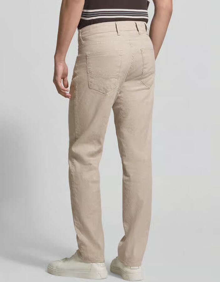BRAX regular fit stoffen broek van mix van katoen en linnen model 'CADIZ' - Foto 2