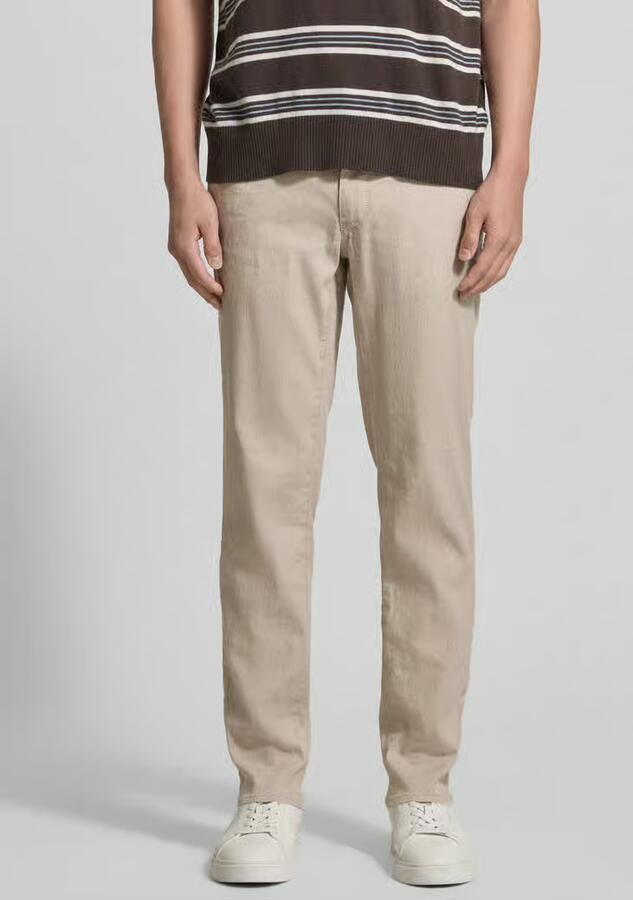 BRAX regular fit stoffen broek van mix van katoen en linnen model 'CADIZ' - Foto 3