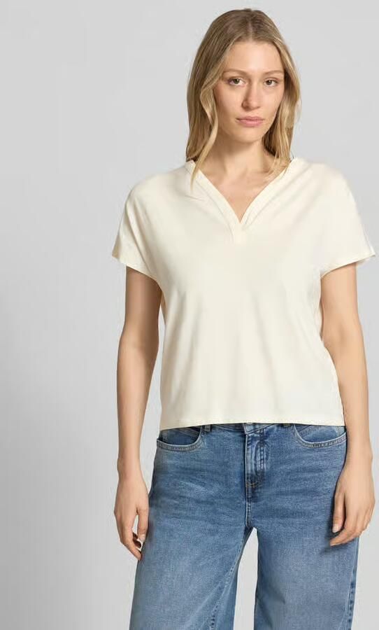BRAX regular-fit T-shirt van katoenmix met viscosegehalte - Foto 3