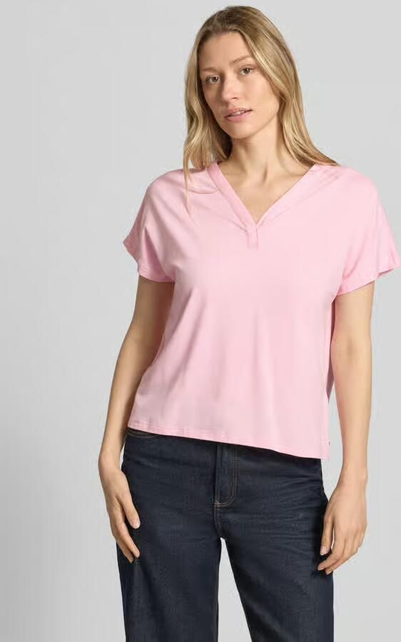 BRAX regular-fit T-shirt van katoenmix met viscosegehalte - Foto 2
