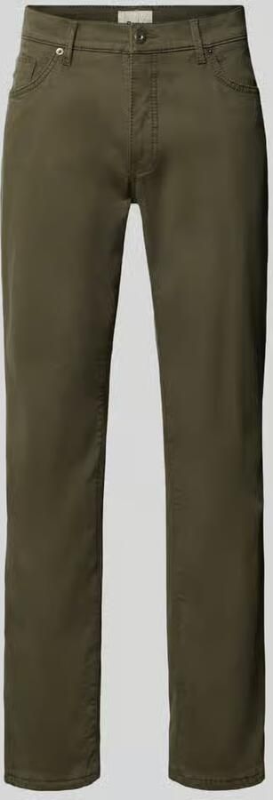 BRAX Regular fit wijde broek van mix van katoen en lyocell