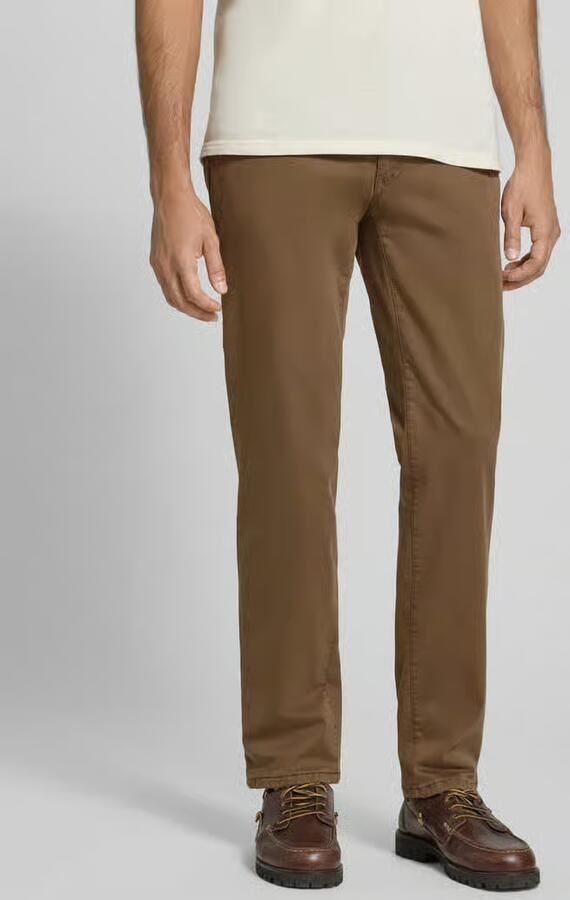 BRAX Regular fit wijde broek van mix van katoen en lyocell - Foto 2