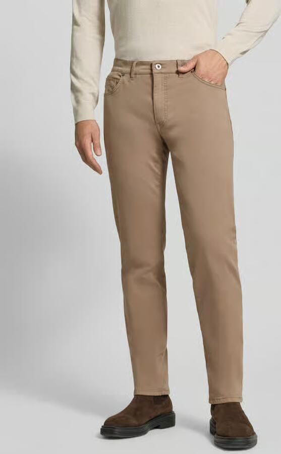 BRAX Regular fit wijde broek van mix van katoen en lyocell - Foto 3