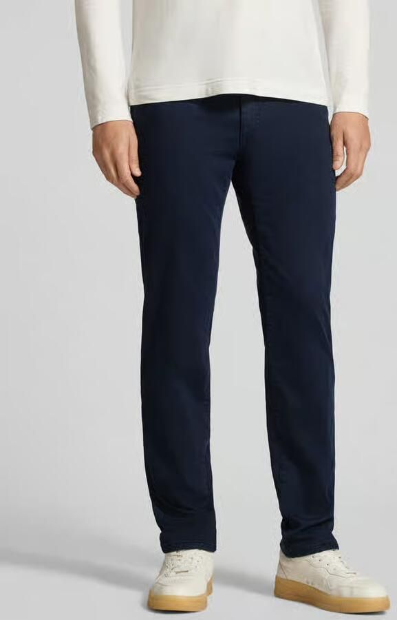 BRAX Regular fit wijde broek van mix van katoen en lyocell - Foto 3