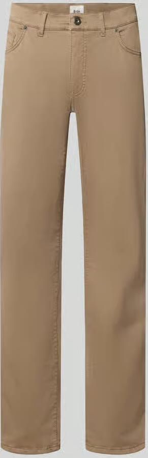 BRAX Regular fit wijde broek van mix van katoen en lyocell