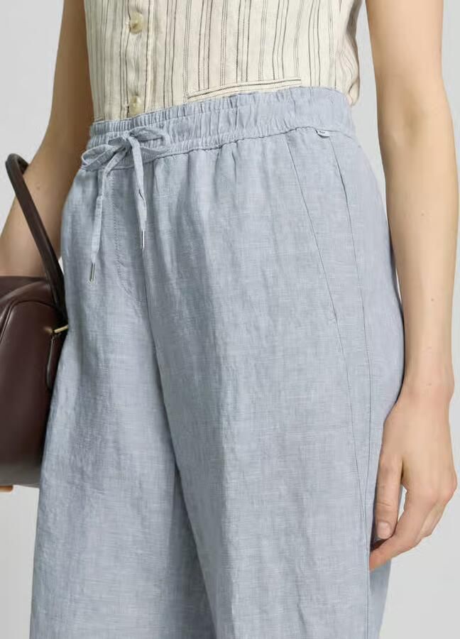 BRAX regular fit wijdte broek van puur linnen model 'FARINA' - Foto 2