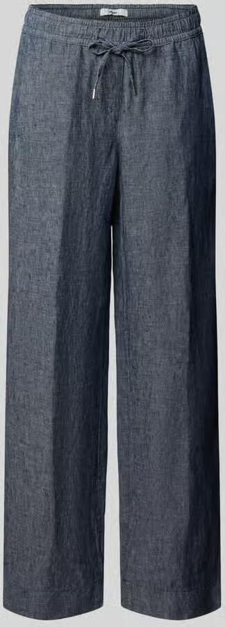 BRAX regular fit wijdte broek van puur linnen model 'FARINA' - Foto 2