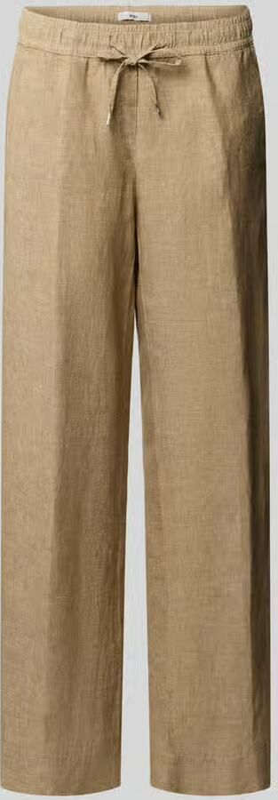 BRAX regular fit wijdte broek van puur linnen model 'FARINA' - Foto 2