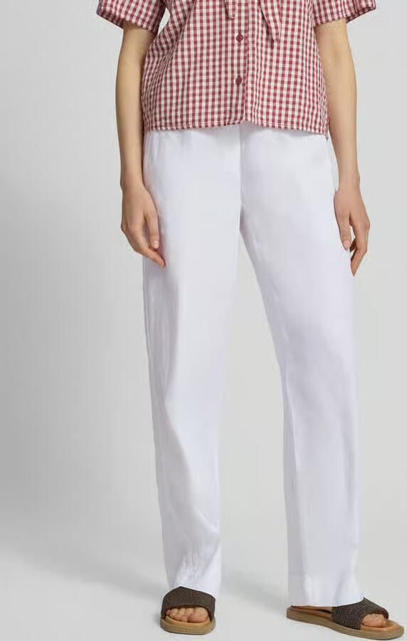 BRAX regular fit wijdte broek van puur linnen model 'FARINA' - Foto 3