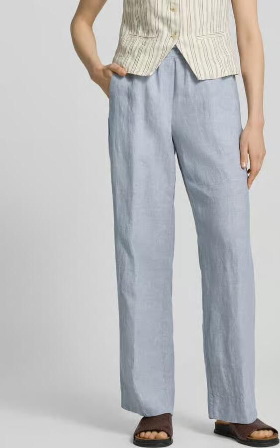 BRAX regular fit wijdte broek van puur linnen model 'FARINA' - Foto 3