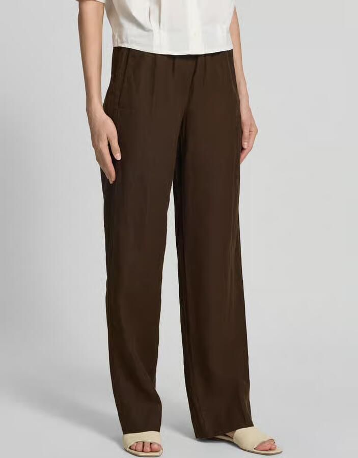 BRAX regular fit wijdte broek van puur linnen model 'FARINA' - Foto 2