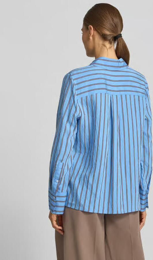 BRAX relaxed fit blouse met lange mouwen van viscosemix model 'VICA' - Foto 3
