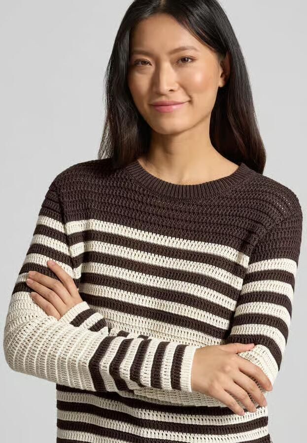 BRAX relaxed fit pullover van pure katoen model 'LESLEY'